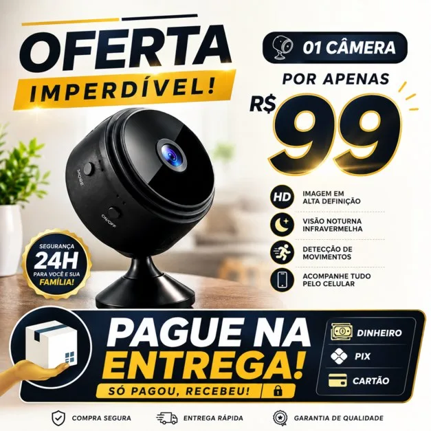 Mini Câmera A9 — Oferta Imperdível